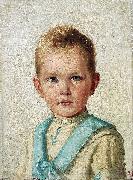 unknow artist Portrait des jungen William Charles Knoop Sweden oil painting artist